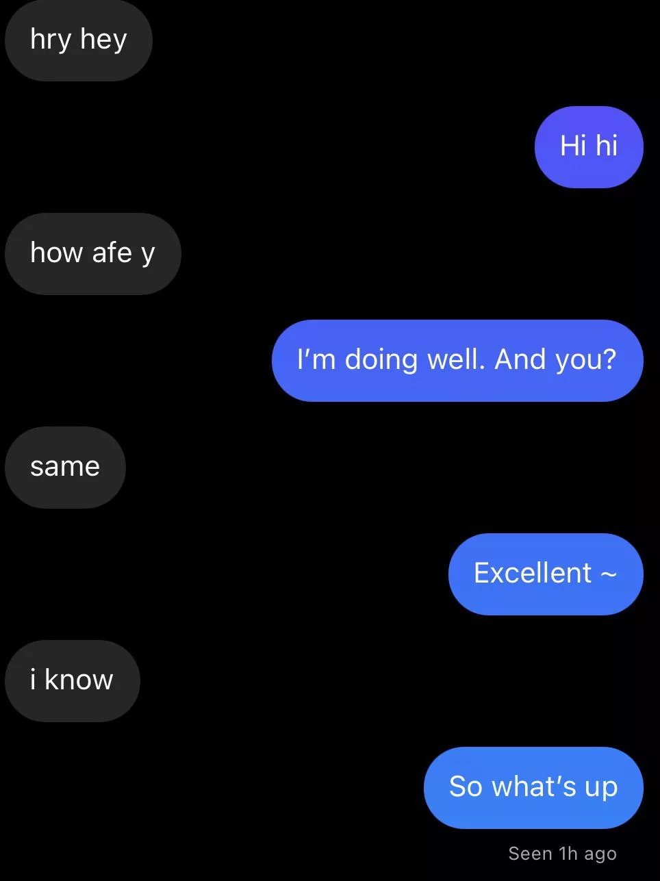 This is what I was talking about the other day. I, and others, love DMs. But if you’re going to DM someone please have something to bring to the table. Otherwise it’s just kinda bothersome and sorta annoying