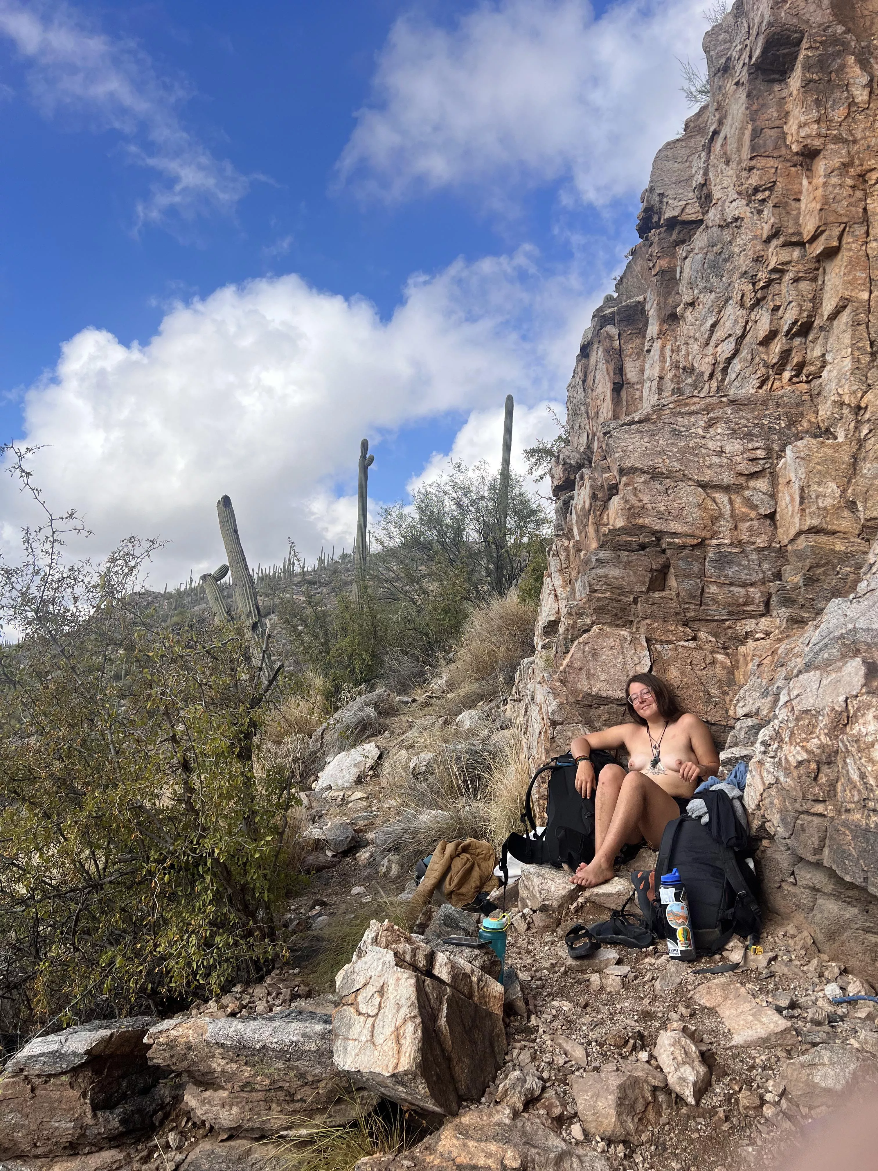 Tits out day at the crag