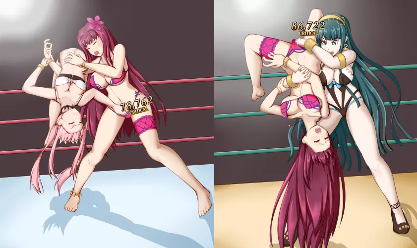 Vulnerable Scathach: always insulted by her opponents