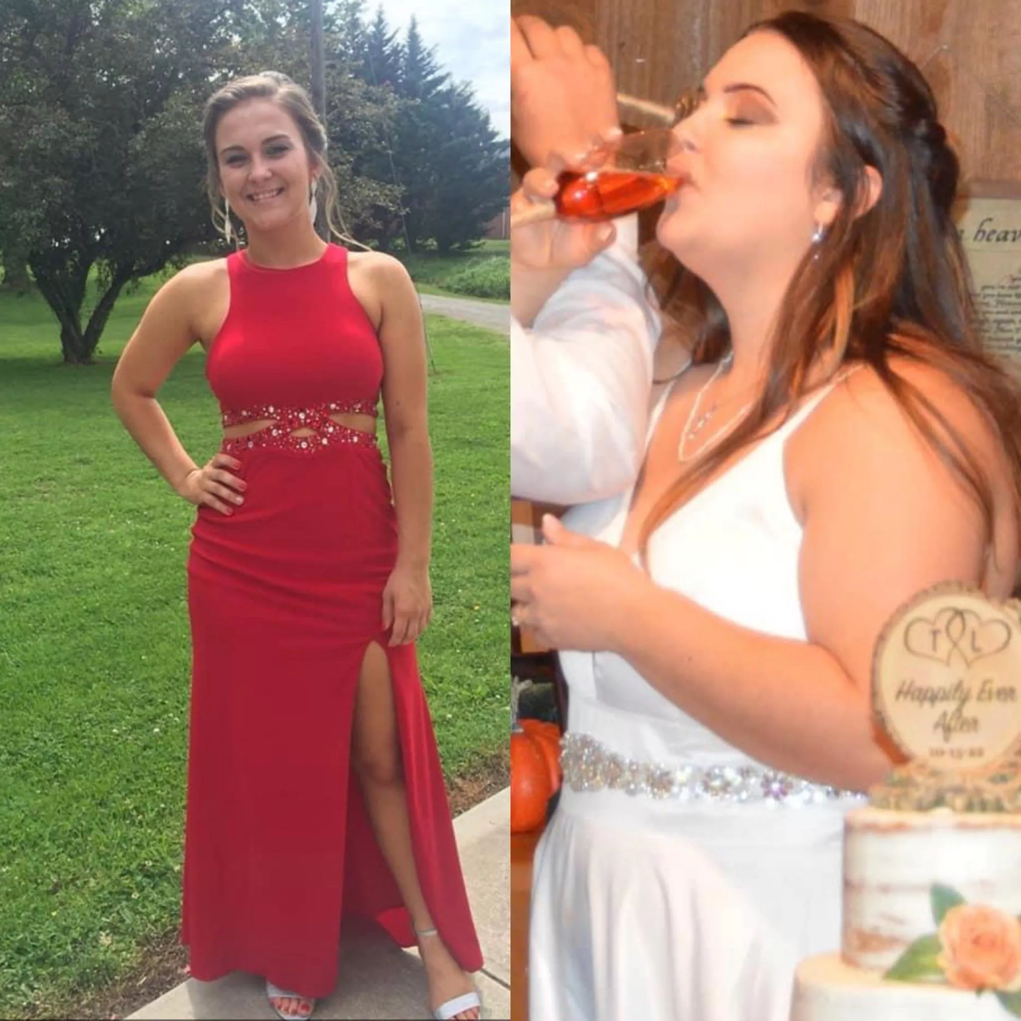 Weight gain after college