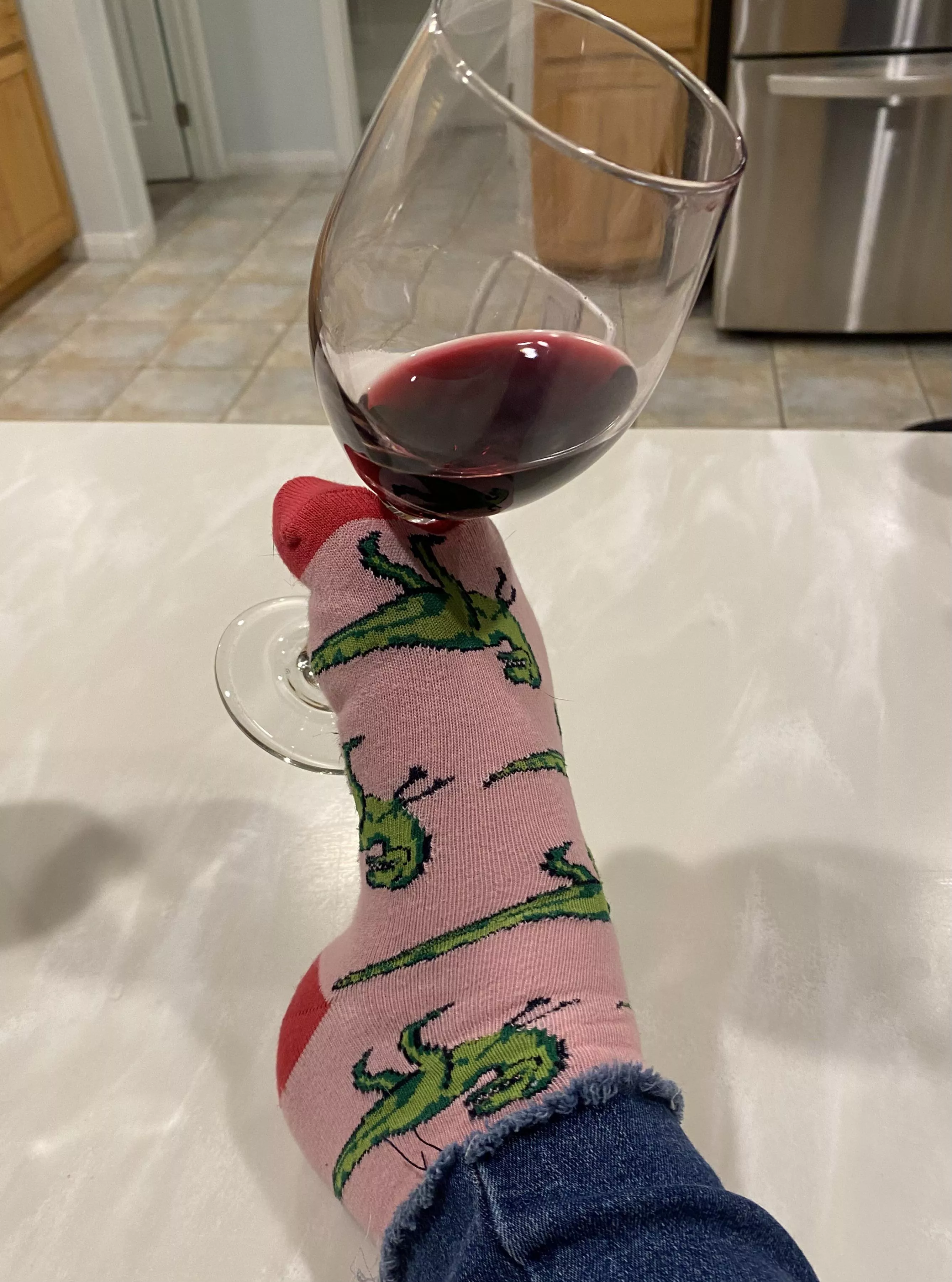 Who wants a sip? (Female)