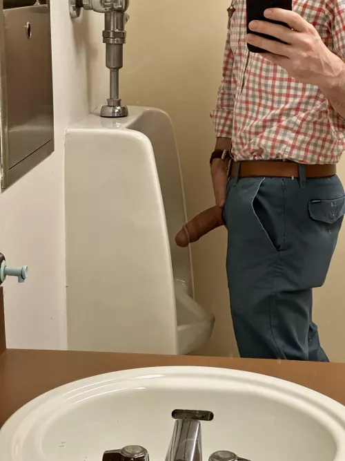 Would you like to be next to me at the urinal?