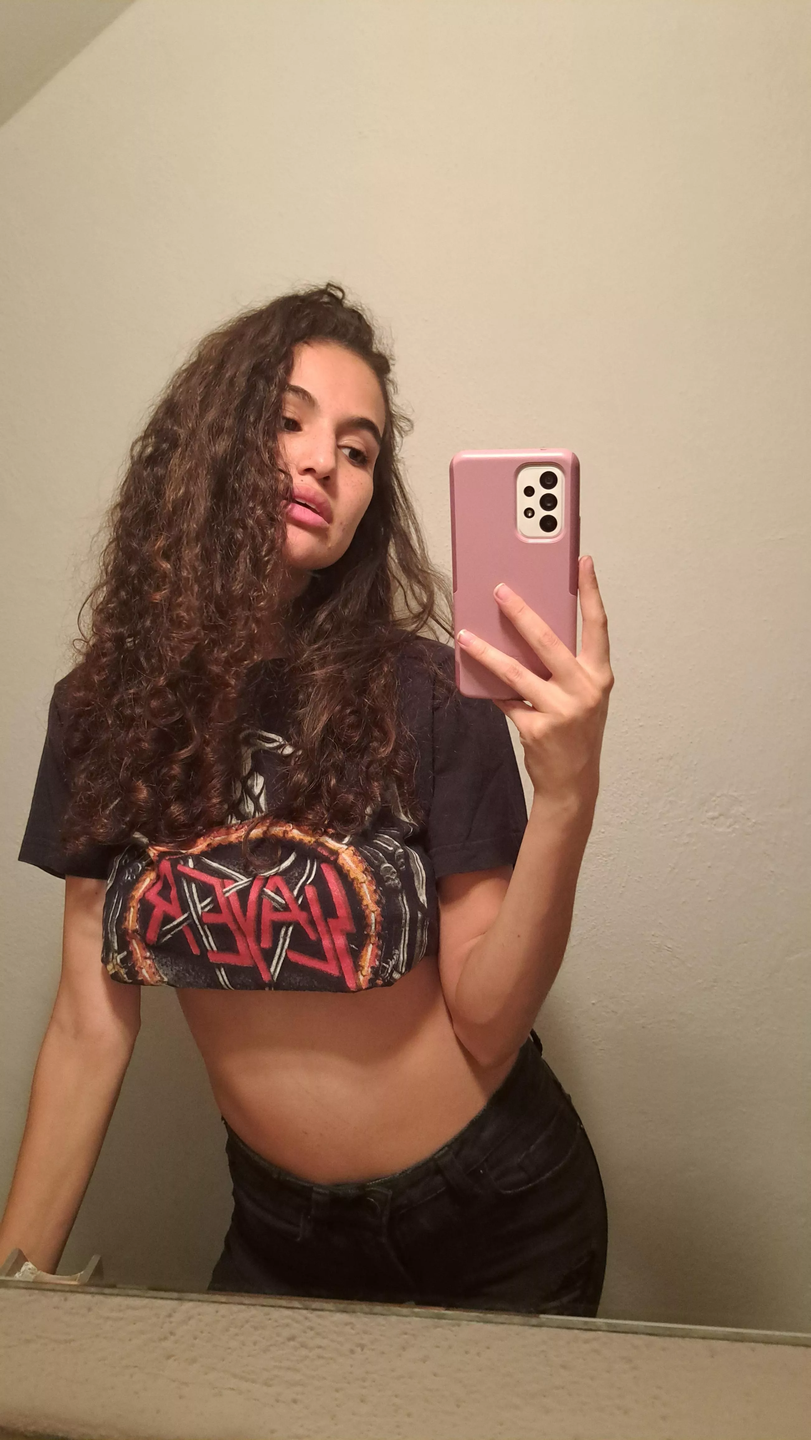 young, insatiable girl, I want your cock now!