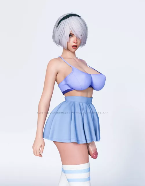 2B, (nome02_art) [NieR: Automata]