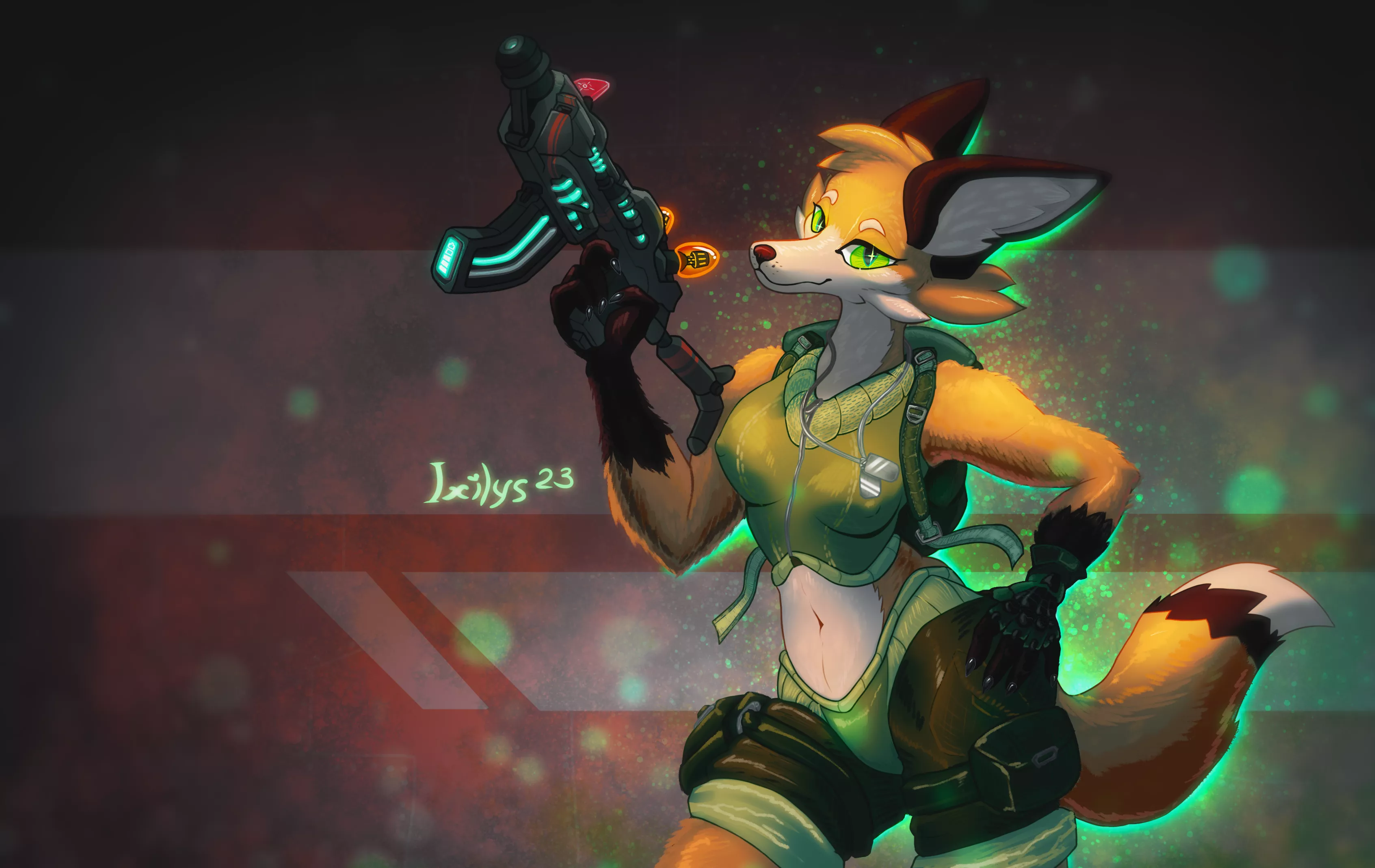 Armed to the teeth (@Ixilys)