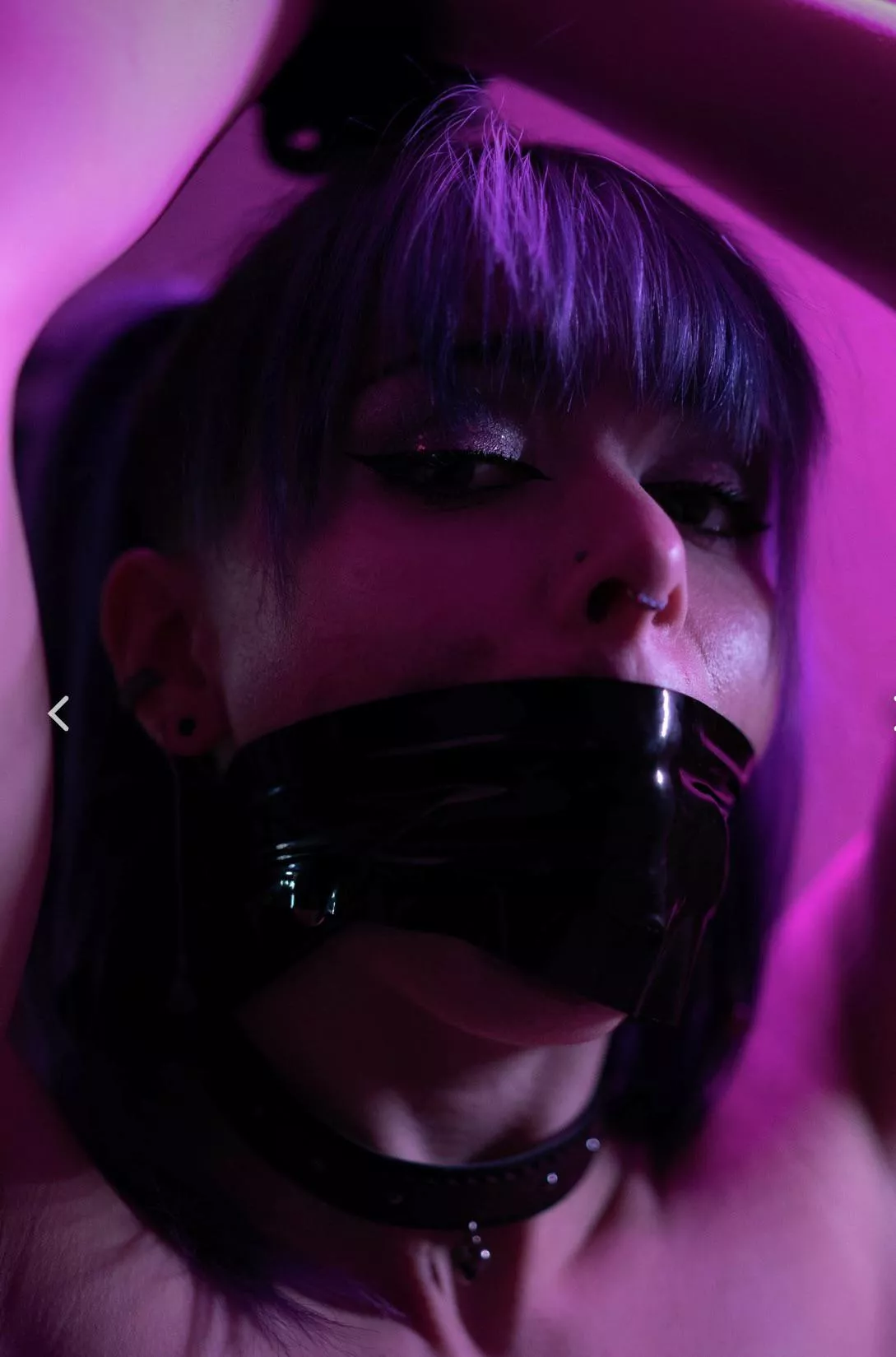 Ballgag wasn’t enough to shut her up