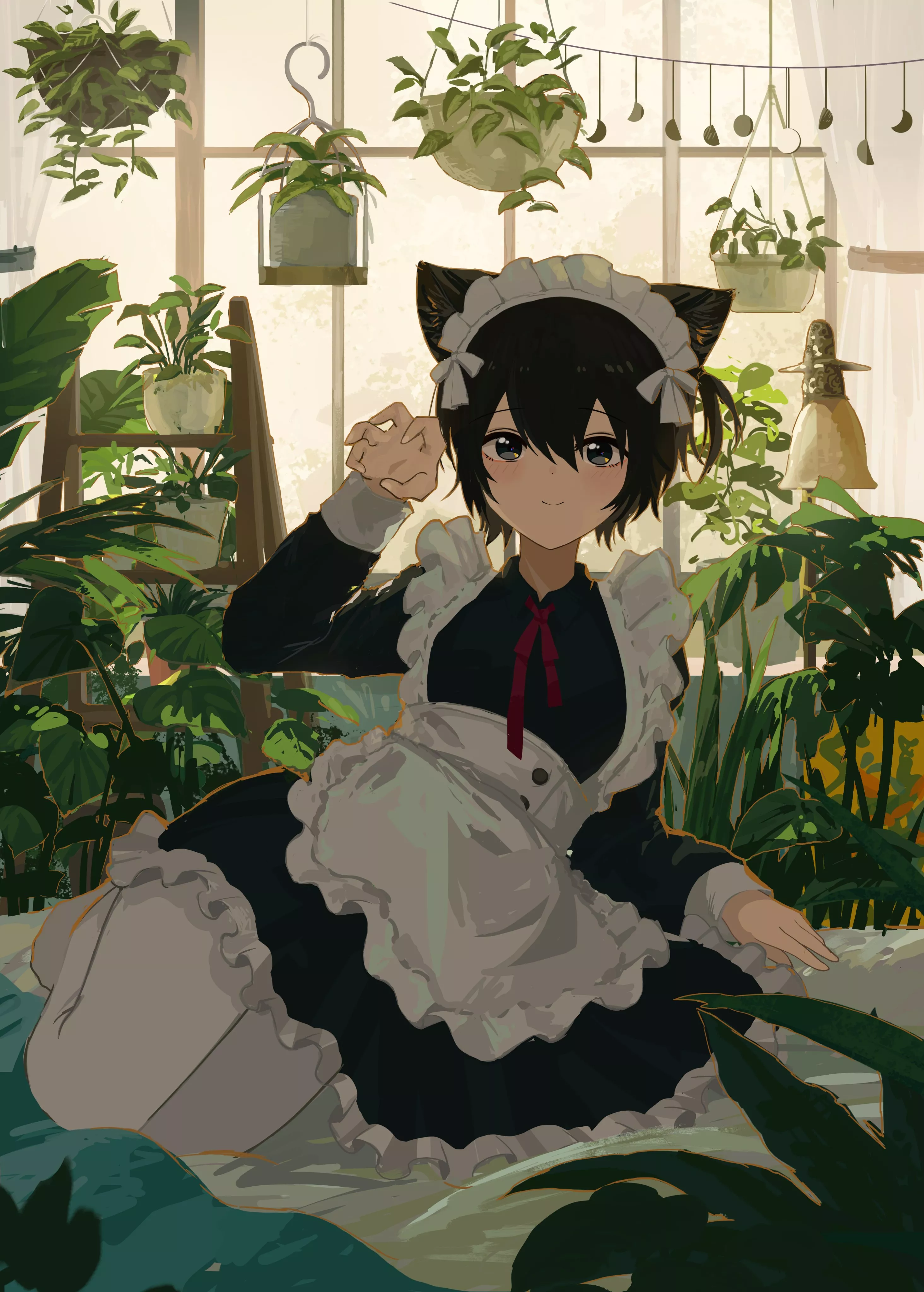 cute cat maid