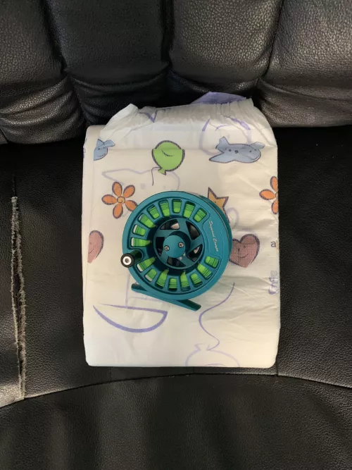 Diapered while fly fishing