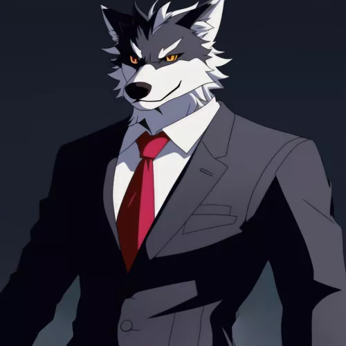 Furry Businessman (Art by me)
