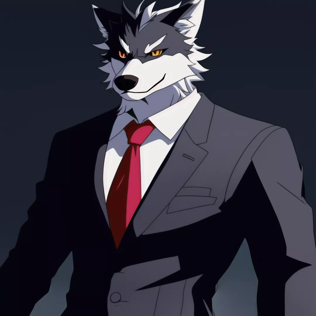 Furry Businessman (Art by me)