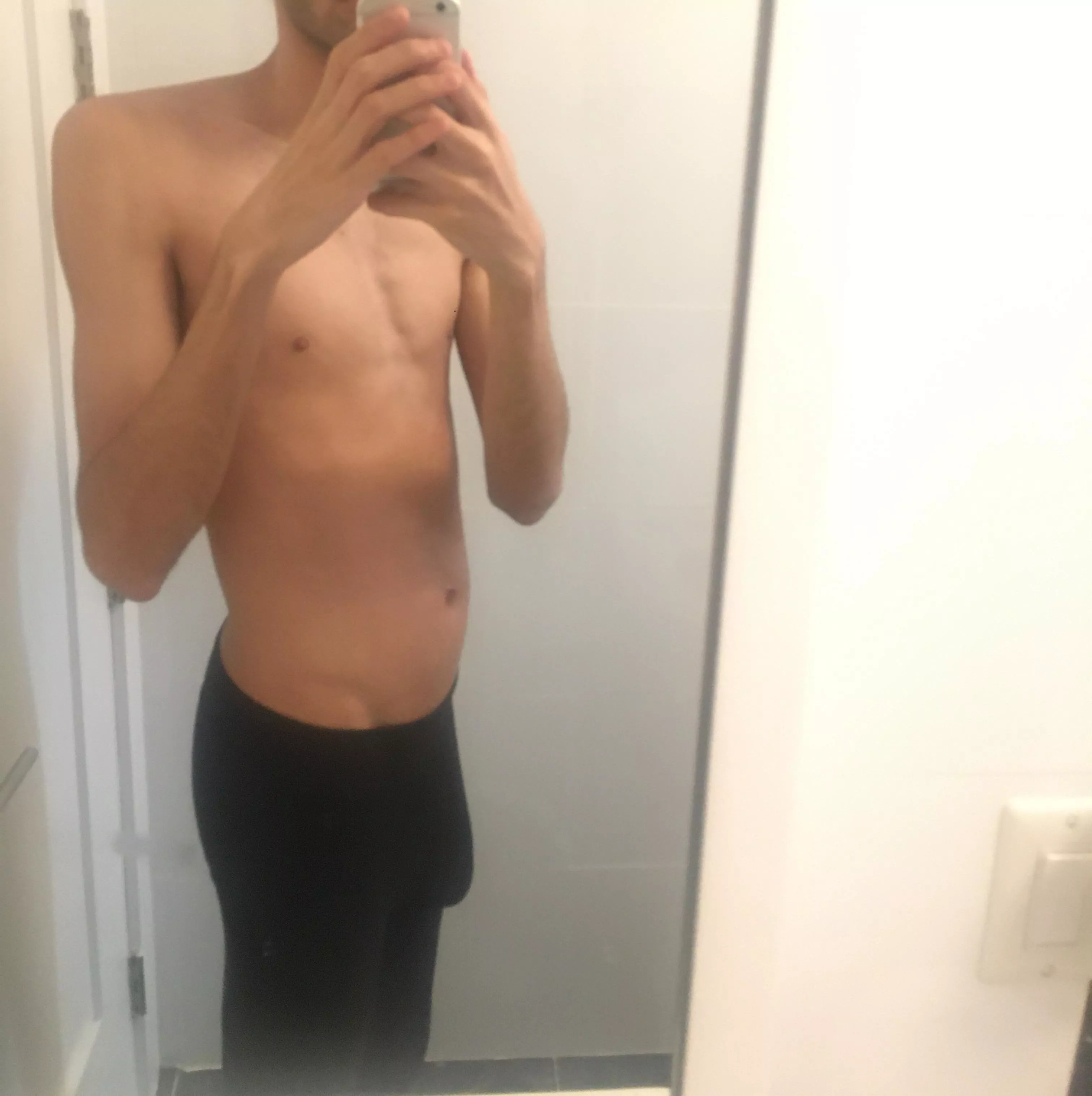 Going for a run like this. Would you stare at me?