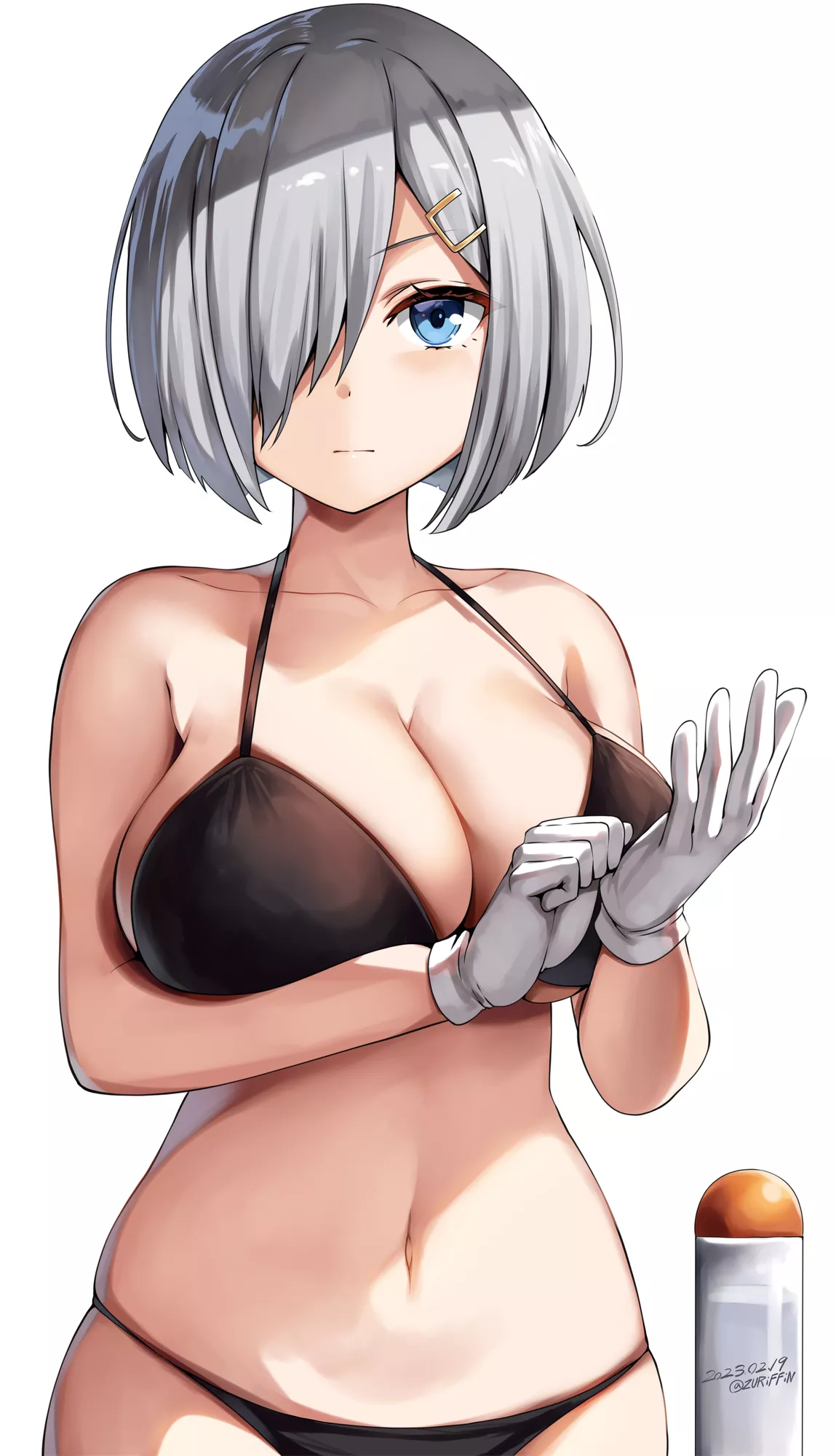 Hamakaze just before the daily mission (Belko) [KanColle]