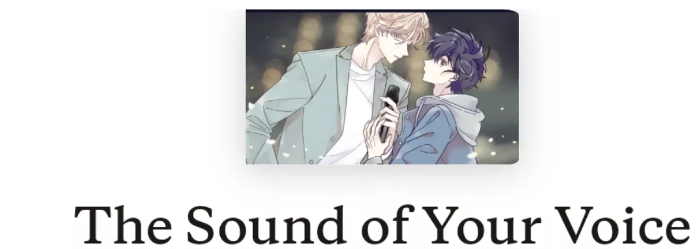 Has anyone read The Sound of your Voice? It's honestly a really good manhwa, but I rarely find people who've read it