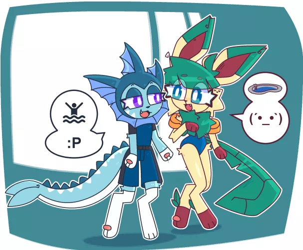 here's a commission I recently did! (art by me @fridgenstuffs on twitter)