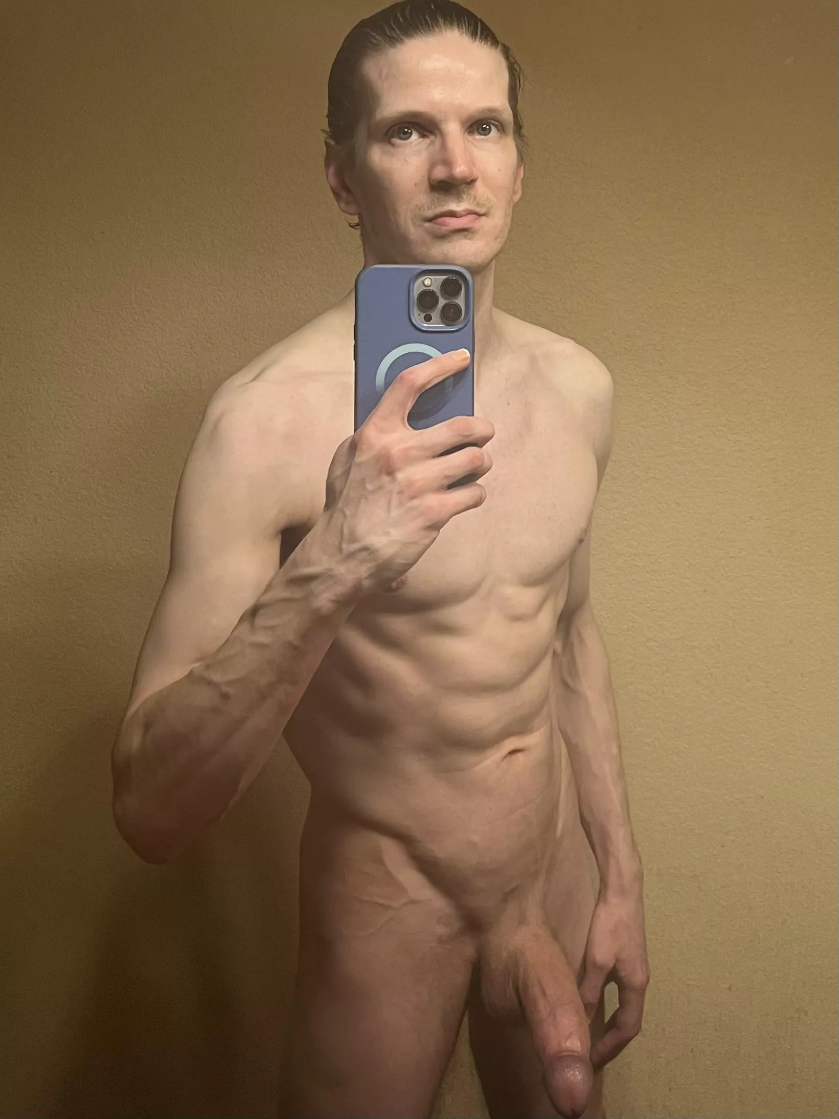 I shaved. How does it look? [40]