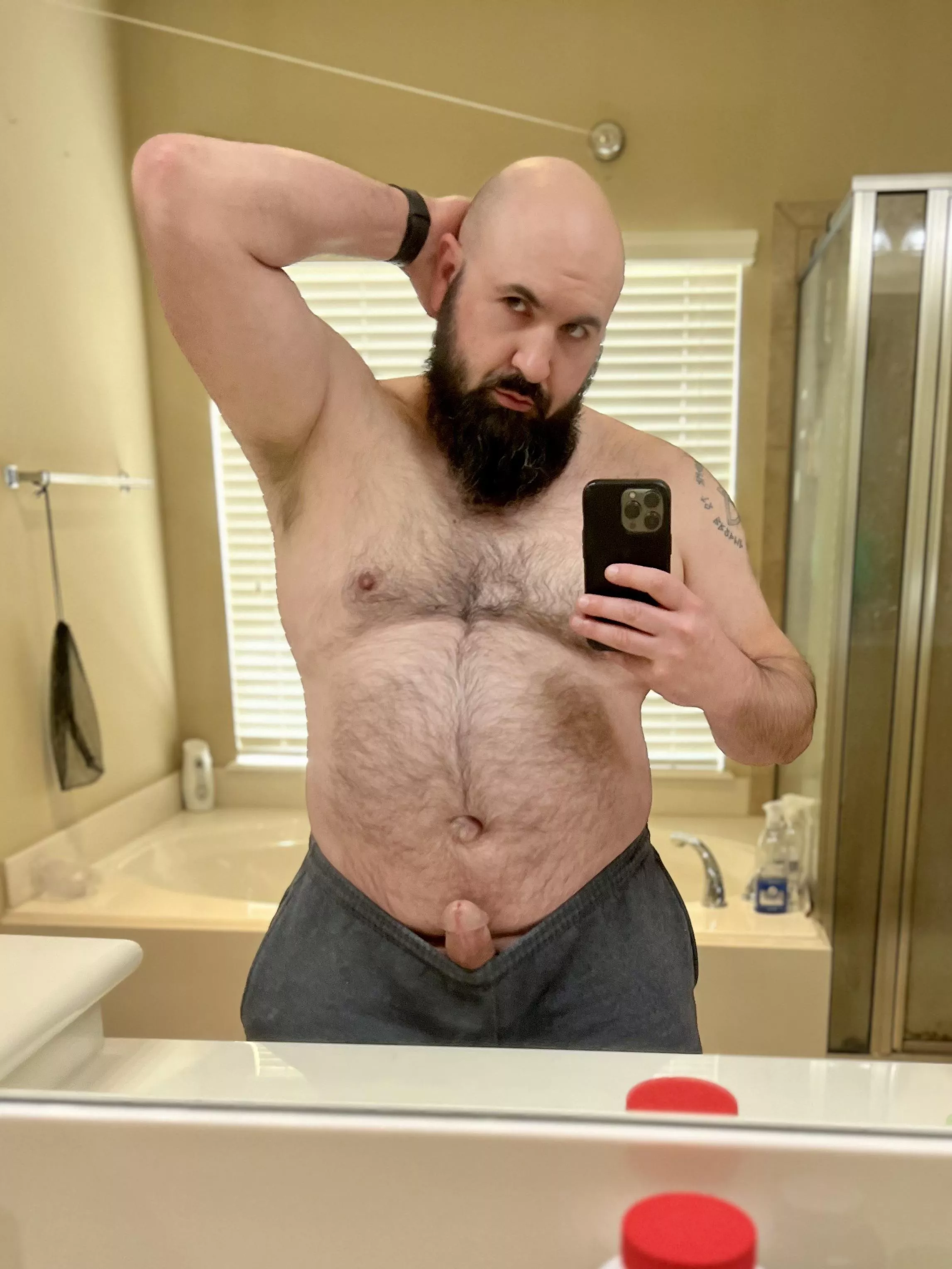 I should shower, but lounging in gray sweats on Sunday Funday is a more enticing option…