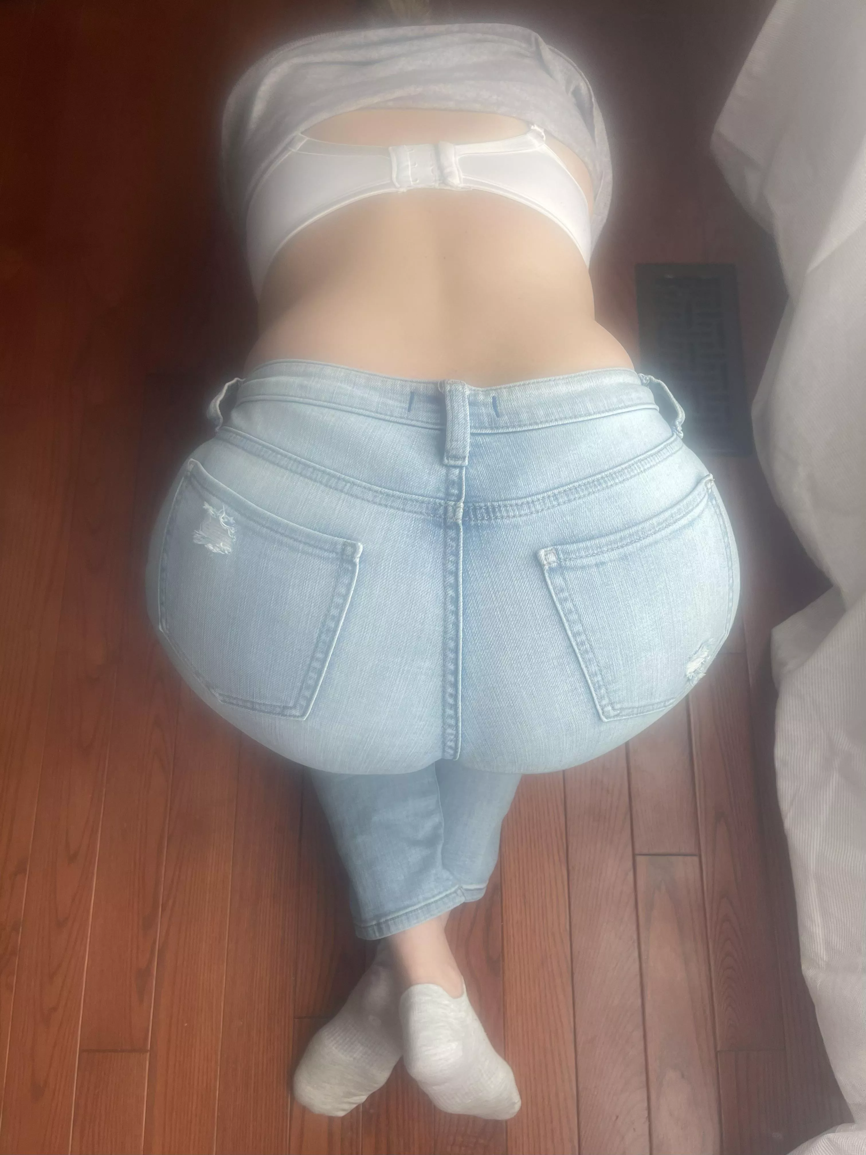 I want you to hold my hips and fuck my thick ass until you pull out and shoot your warm cum all over me.