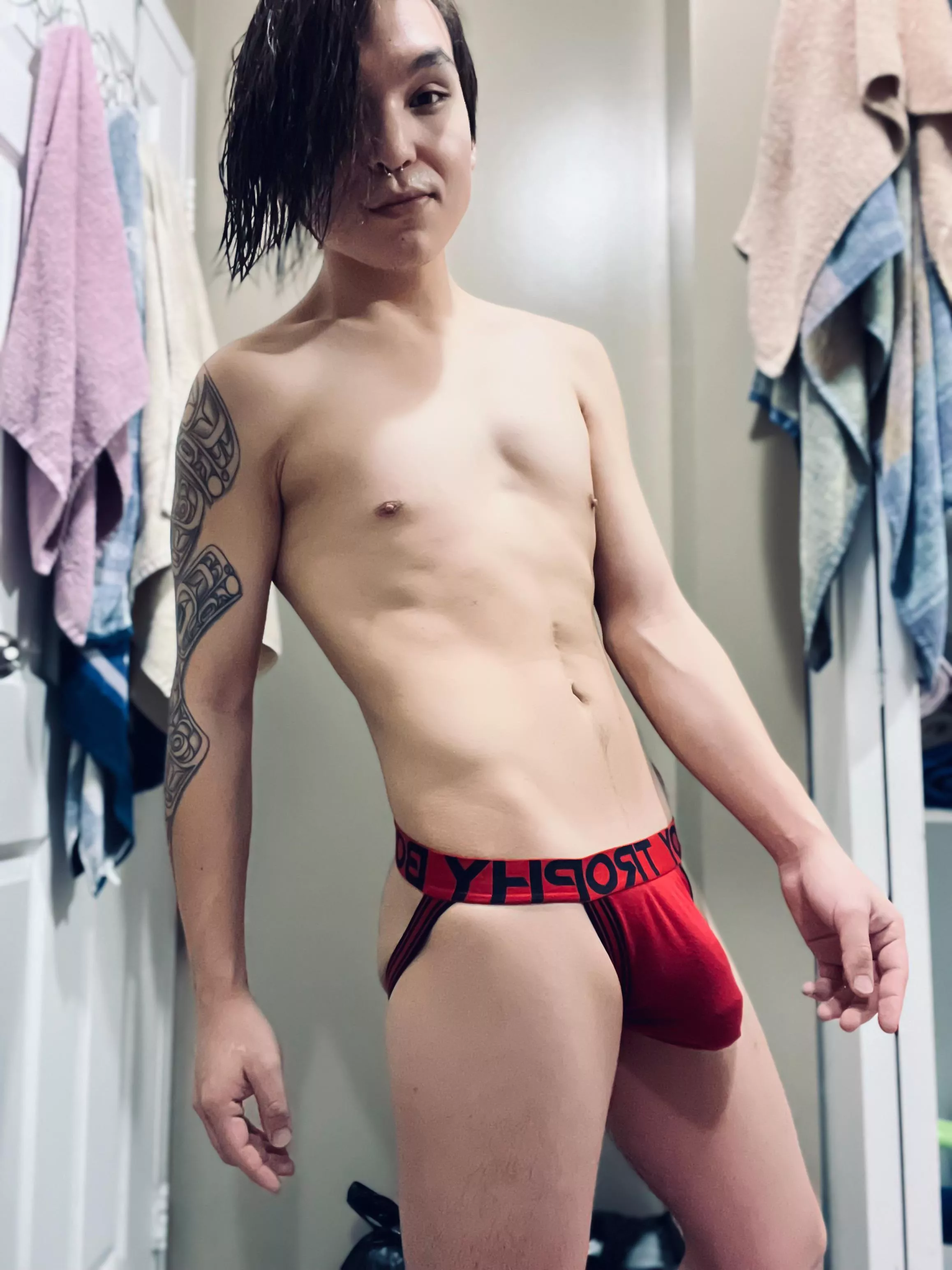 I’m wear a Trophy boy jock strap but it’s the only one I’ve got does anyone know good brands for more ? #taken