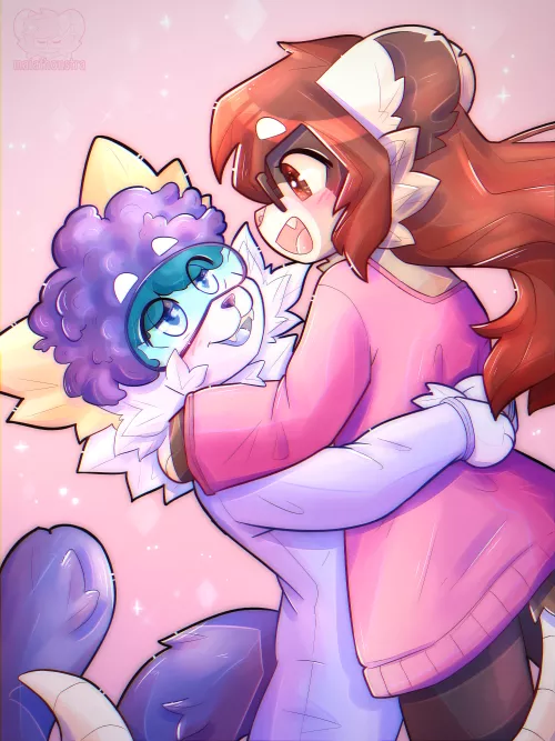 Lifting your love ~ cm for Archavel, art by me @maiathoustra