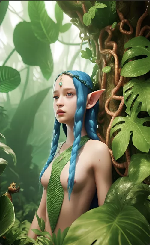 Lonely forest Elf
