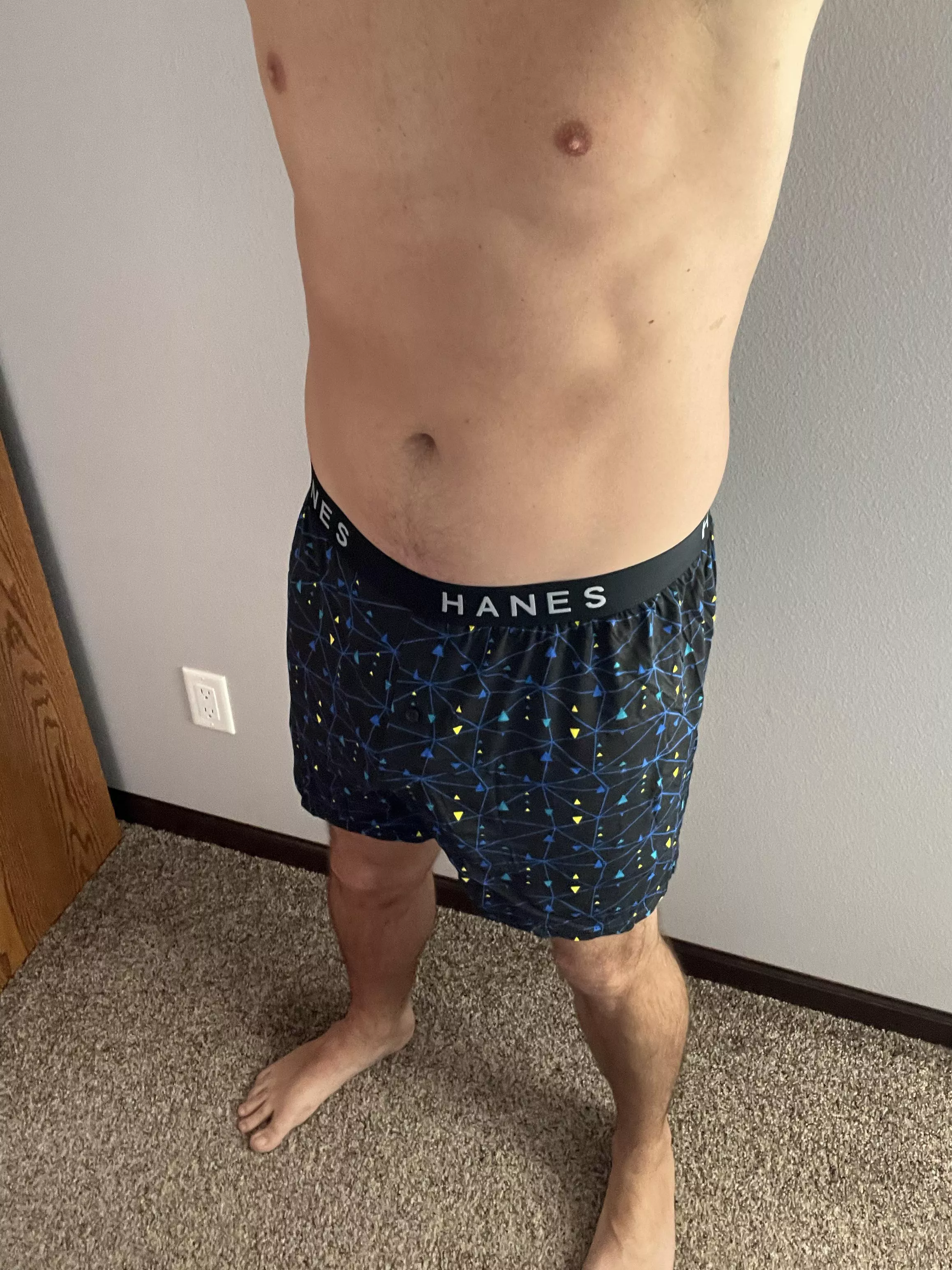 Might be my first picture without my big cock. Let’s see what you think without it. (38)