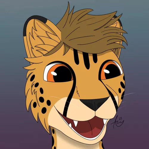 My first time drawing my fursona, it’s not much but it’s mine