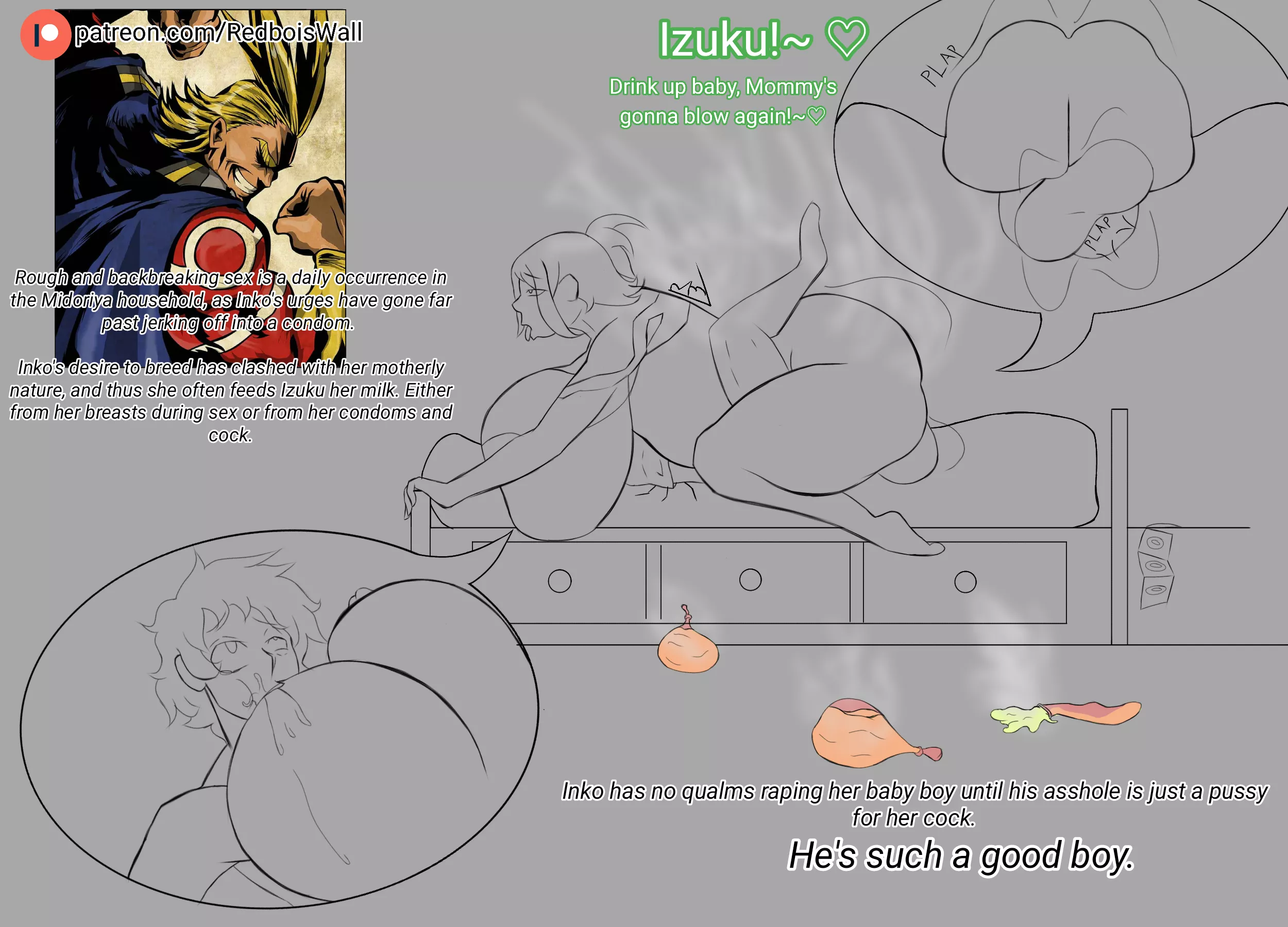 My Hero Futanari: Inko (Part 2) (OC)