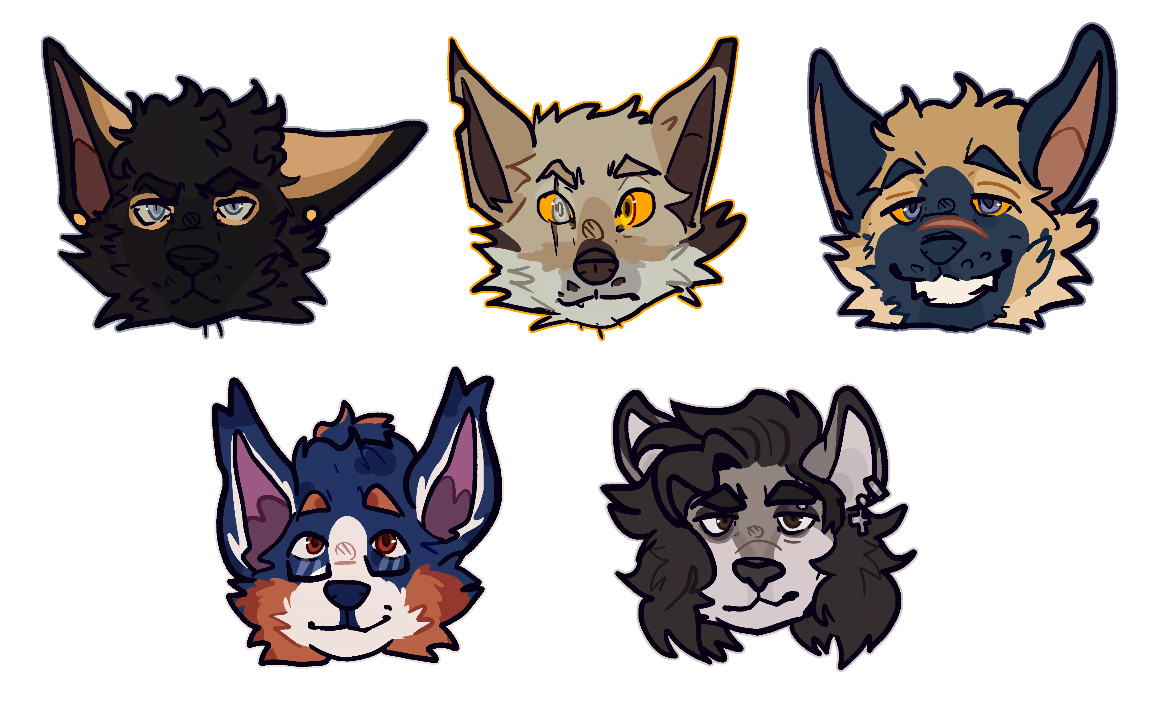 my zombie apocalypse characters, whos ur fav ?? (art by me)