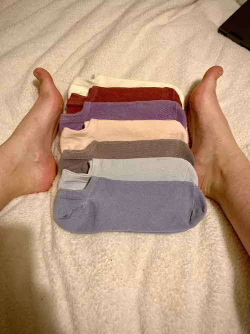 New socks in stock - reserve yours today for an irresistible smell [selling][uk]