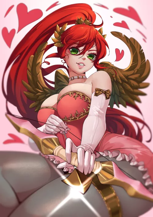 Sexy cupid Pyrrha (lillica) [rwby] commissioned by darkrobbe1