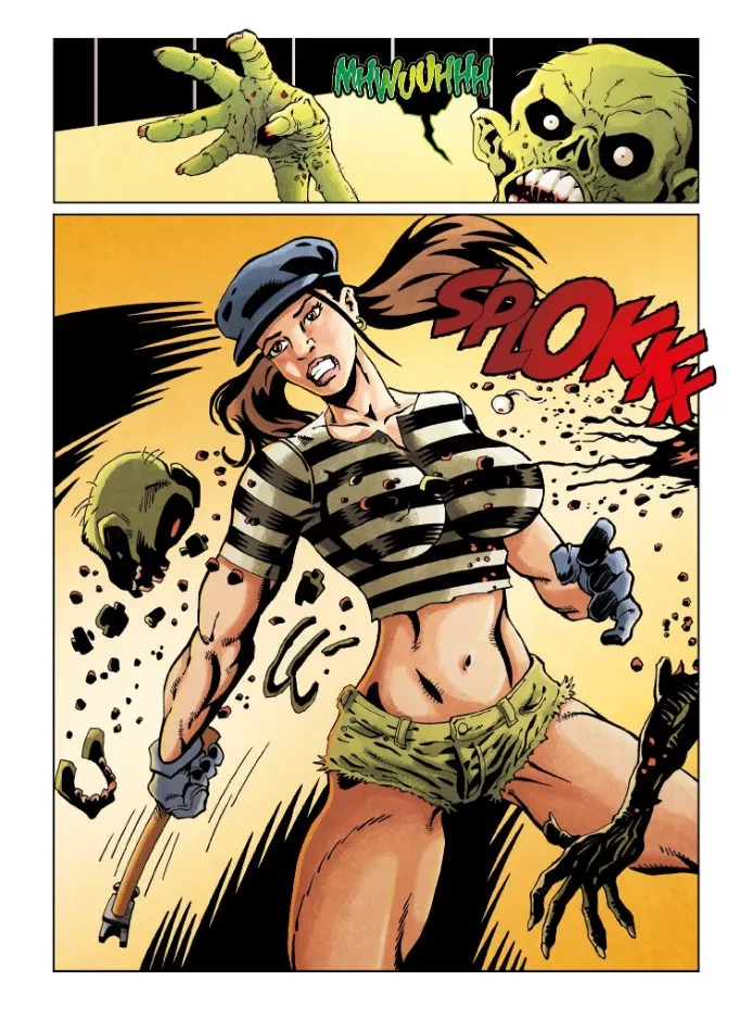 Sidney Slaying Zombies [Sidney Hammer (2015)]