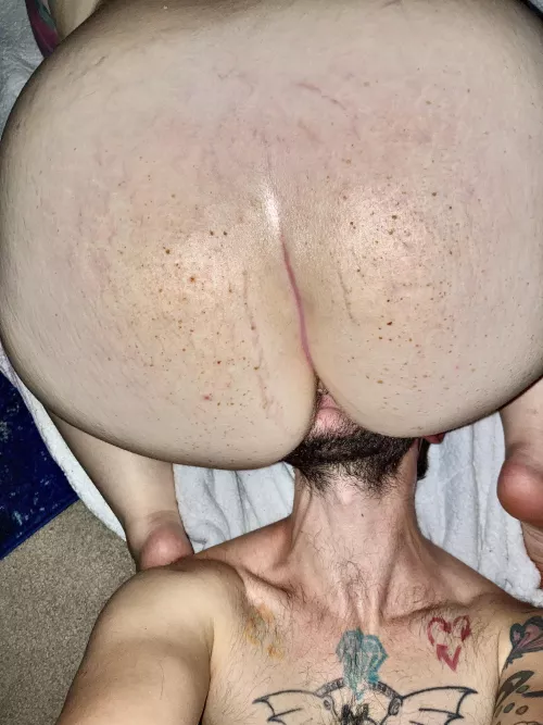 Smothering him until I cum