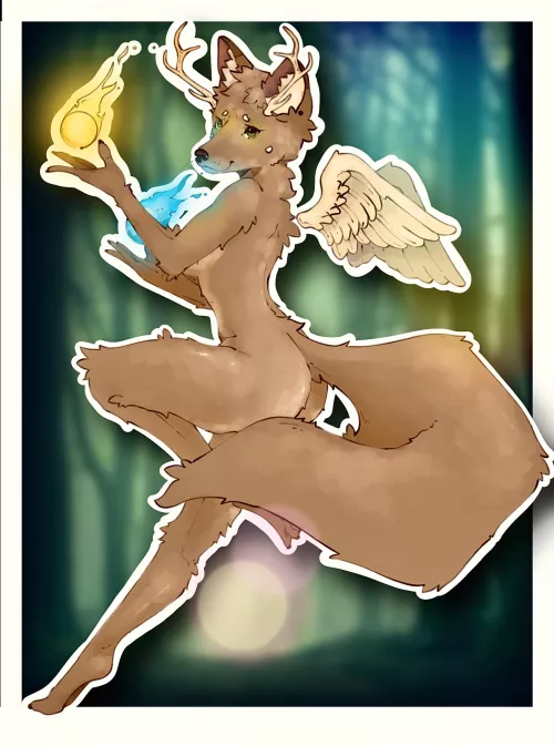 Spirit of the Forest! ( art by me )