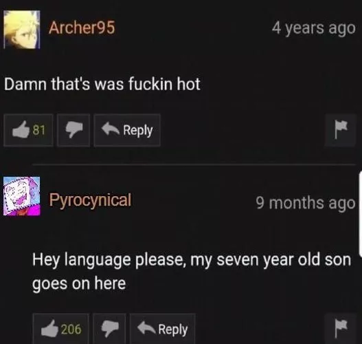 Think of the children please