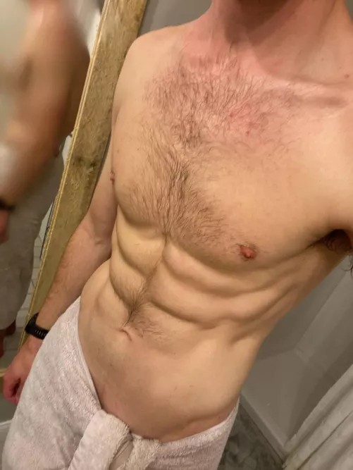 War(m)ing up in the shower. Want to join?
