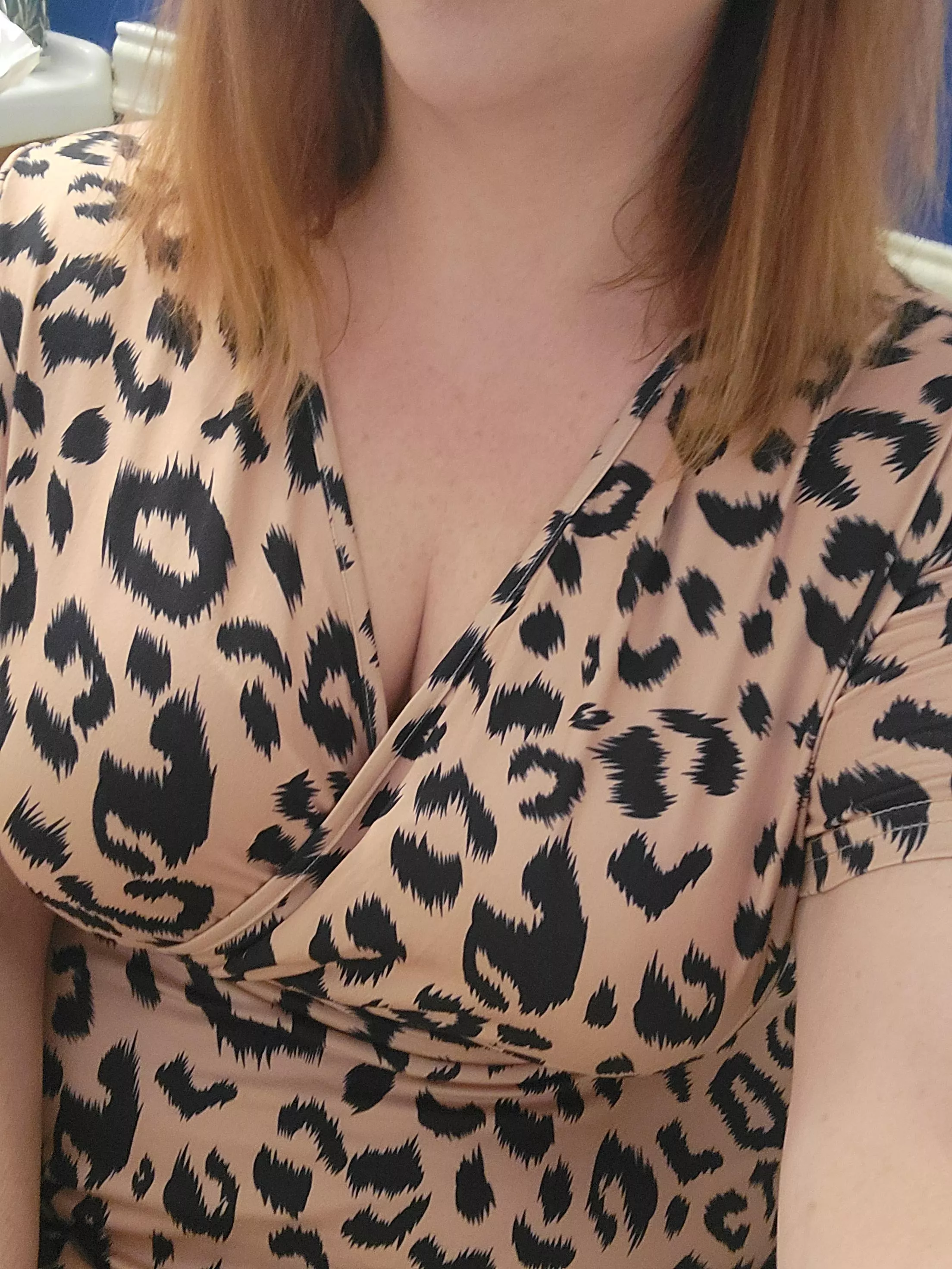 What's better than cleavage in leopard print