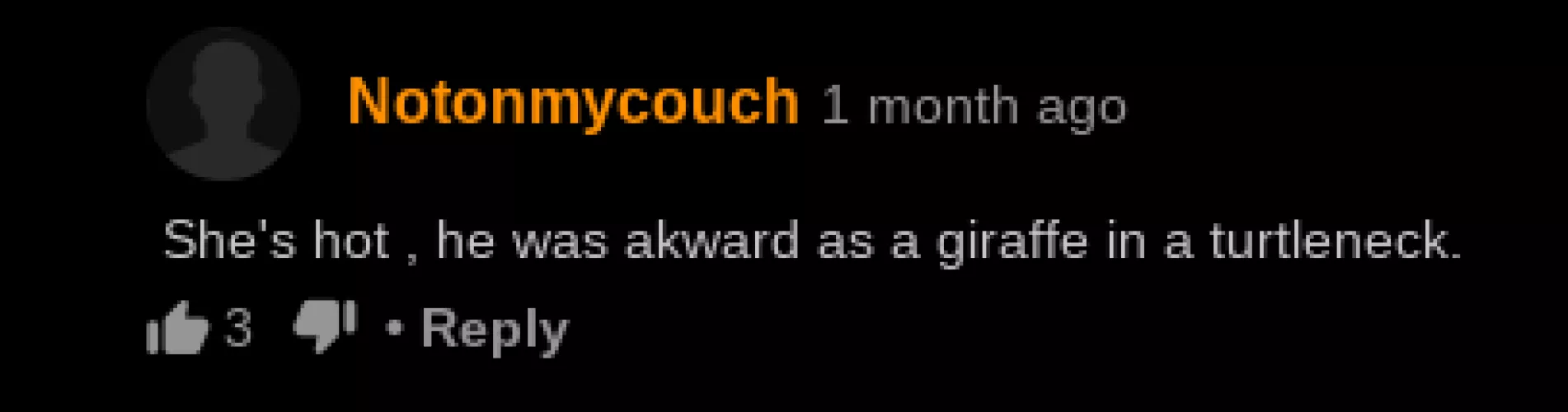 A giraffe in a.. what?