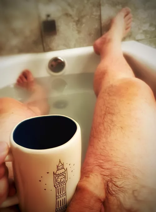 Been a long hard day...soak and a coffee is required.....join me?
