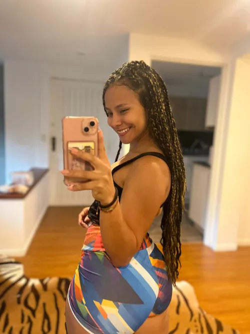 Booty shorts weather is the best weather!