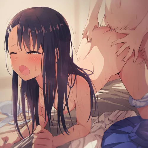 Doggy style sex with Nagatoro