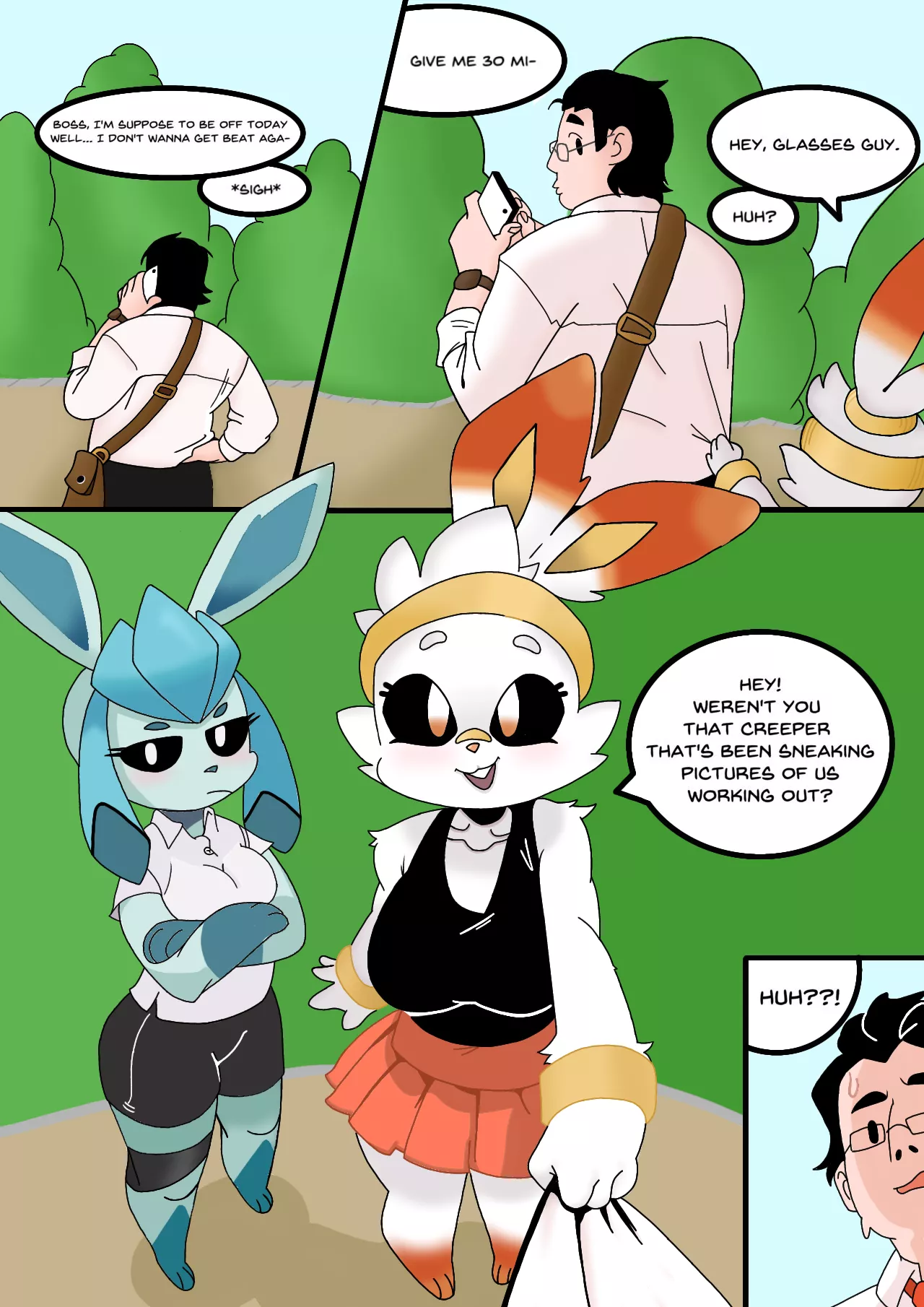 Double Team: Pg 1. (GreasyMeta) [coloured by me]