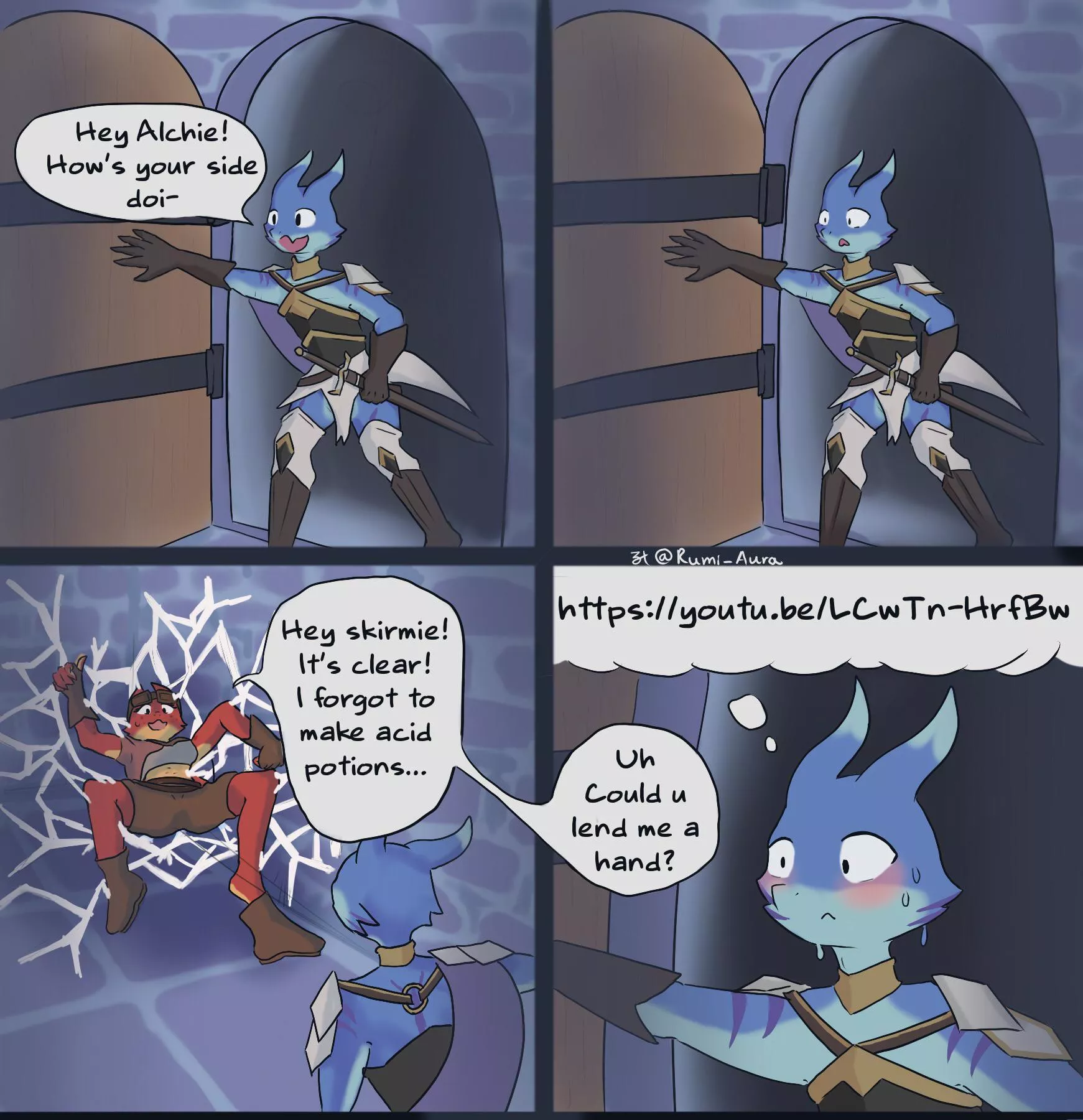 Dungeon accident (Rumi_Aura)