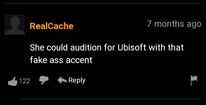 Fake accent