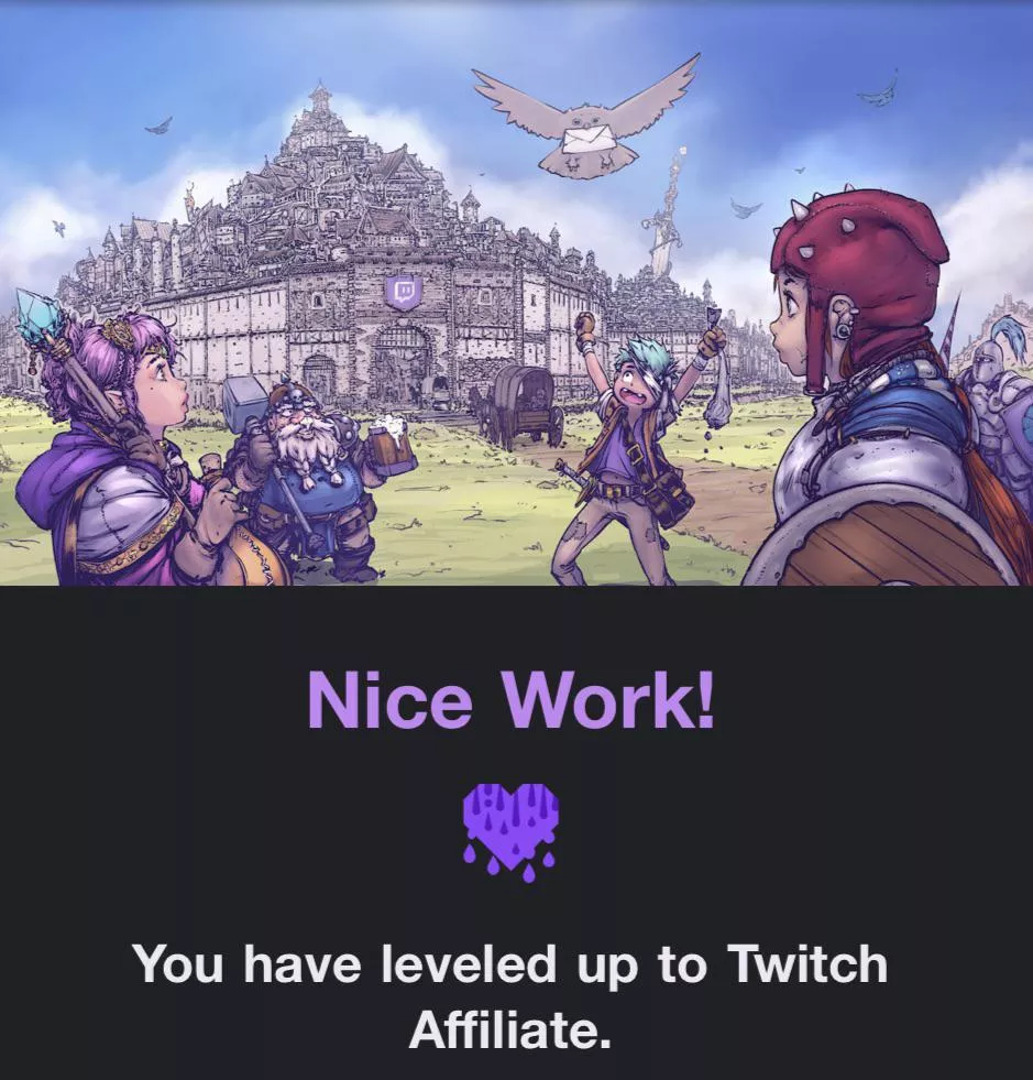 Just got to affiliate!