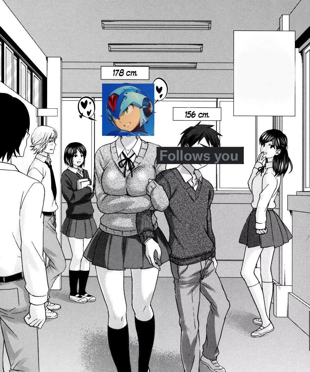 LF Mono source, tall girl, “178cm”, “156cm”