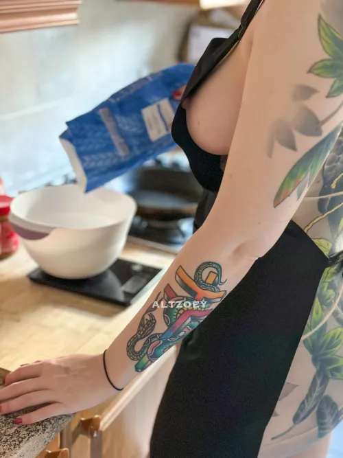 My apron couldn’t even cover them!