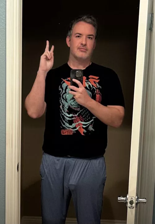 My big bulge and monster cock head