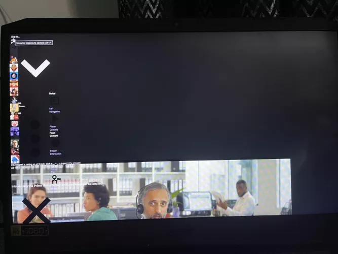 My twitch is glitched and it’s impossible to navigate