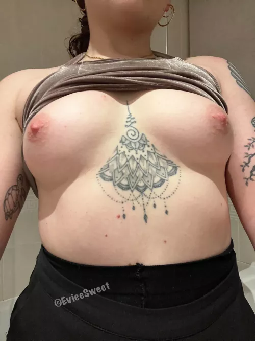 Pale with a touch of pink