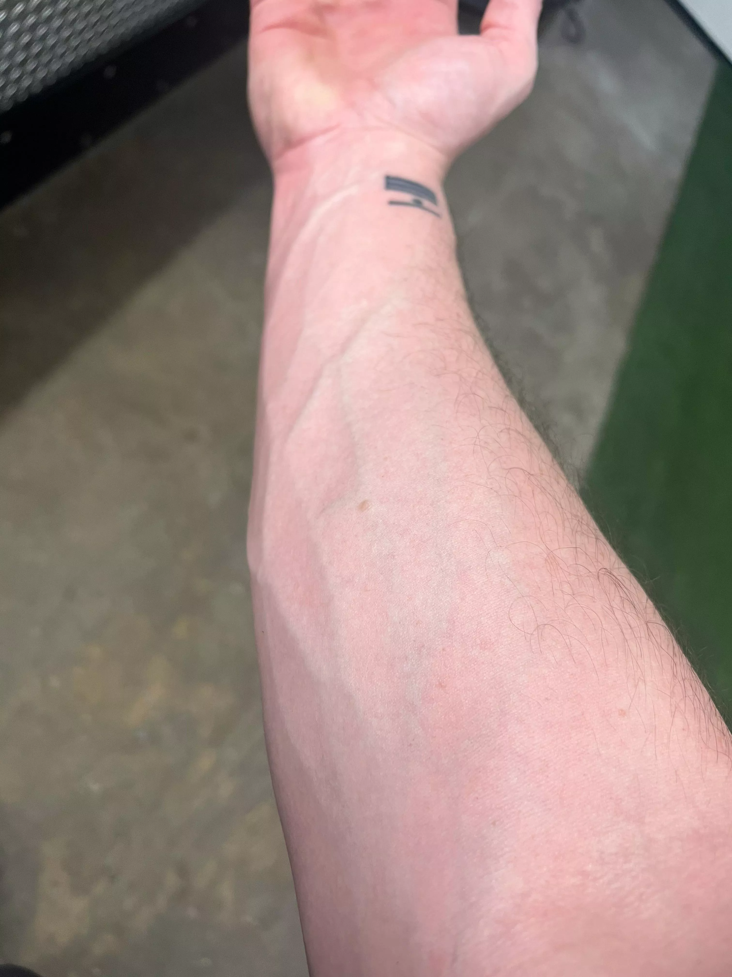 Picked up some “arm candy” for my wife at the gym today 😉